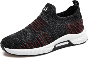 8cm Men's Elevator Shoes Men's Casual Mesh Trainers Lightweight Breathable Lace Up Sports Mens Sneaker Boots Size 13