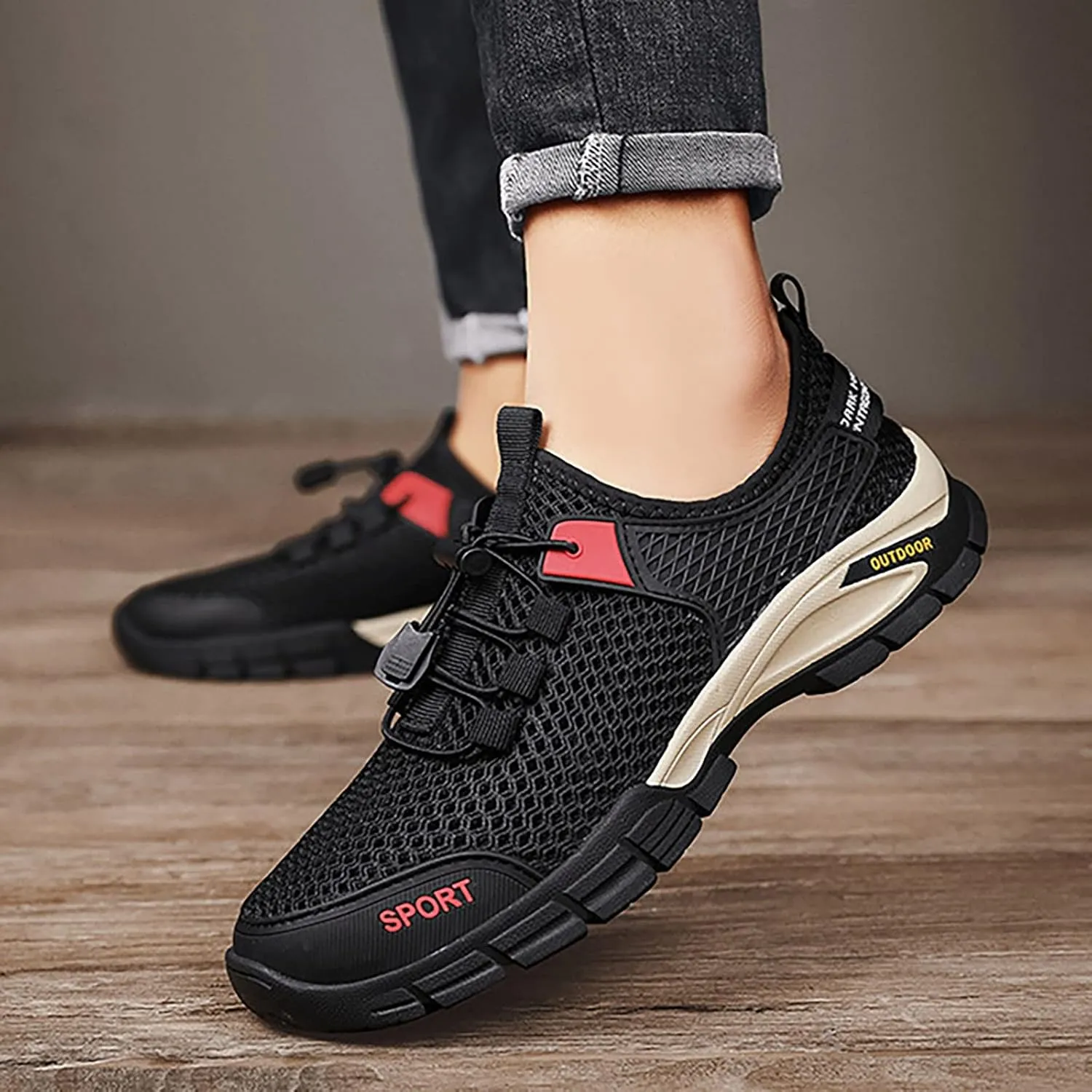 Arch Support Sports Shoes for Men Comfortable Lightweight Casual Walking Shoe Men's Comfortable Diabetic Shoes