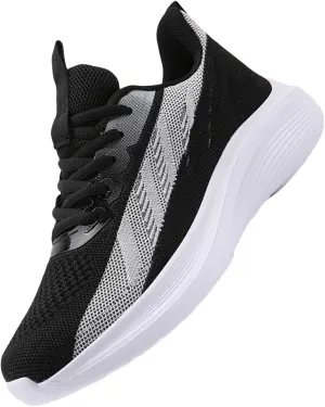 Athletic Shoes Women Fashion Lace Up Comfortable Soft Sole Sneakers Summer Lightweight Breathable Mesh Workout Shoes