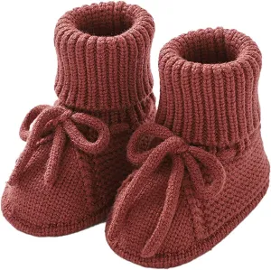 Baby Booties Newborn Sock Shoes Hand Knitting Crochet Infant Boy Girl Cozy Shoes Indoor Breathable Walking Shoes