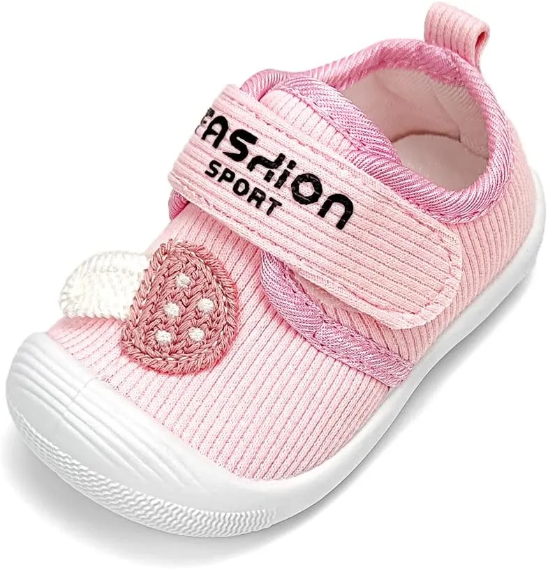 Baby Squeaky Shoes Toddler Boy Girl Sneakers Anti-Slip First-Walkers Lightweight Little Kid Trainers for Walking Running