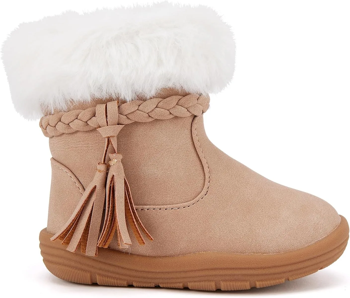 BMCiTYBM Baby Snow Boots Infant Boy Girl Winter Boots Nonslip Lightweight Outdoor Warm Shoes for Cold Weather 6 9 12 18 24 Months(Infant/Toddler)