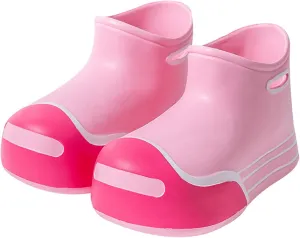 Boys Girls Soft Cute Rain Boots Big Kids Children Rain Boots Portable Comfortable Anti Slip Rainy Day Simple Boots