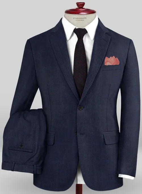 Caccioppoli Sun Dream Artado Blue Wool Silk Suit