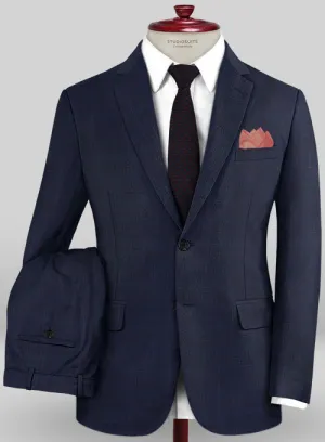 Caccioppoli Sun Dream Artado Blue Wool Silk Suit