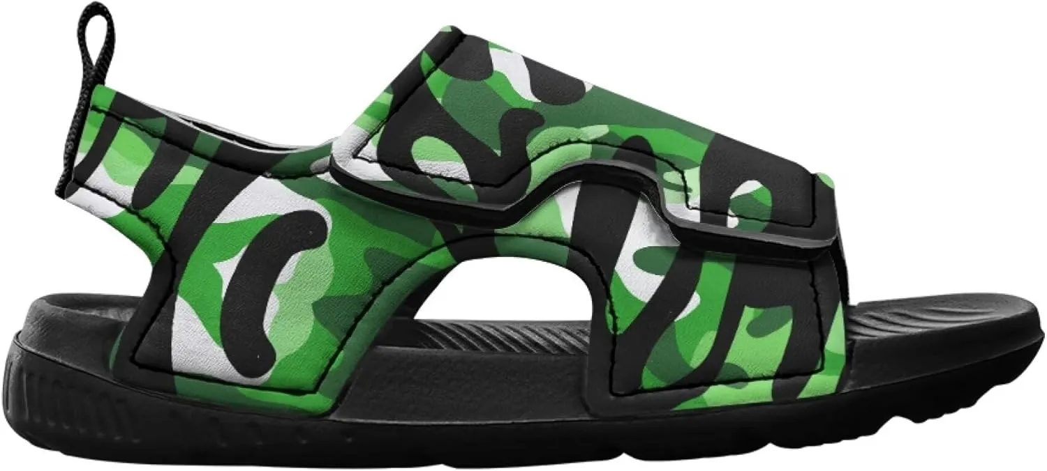 Camo Sandals for Boys Breathable Stylish Toddler Boys Water Shoes