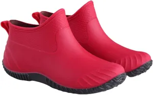 Christmas Deals of Today Rain Boots Women Platform Short rain Boots for Women and Waterproof Garden Dress Shoes for Men Black Rain Shoes For Women Arch Support Footwear Chelsea Boots Men
