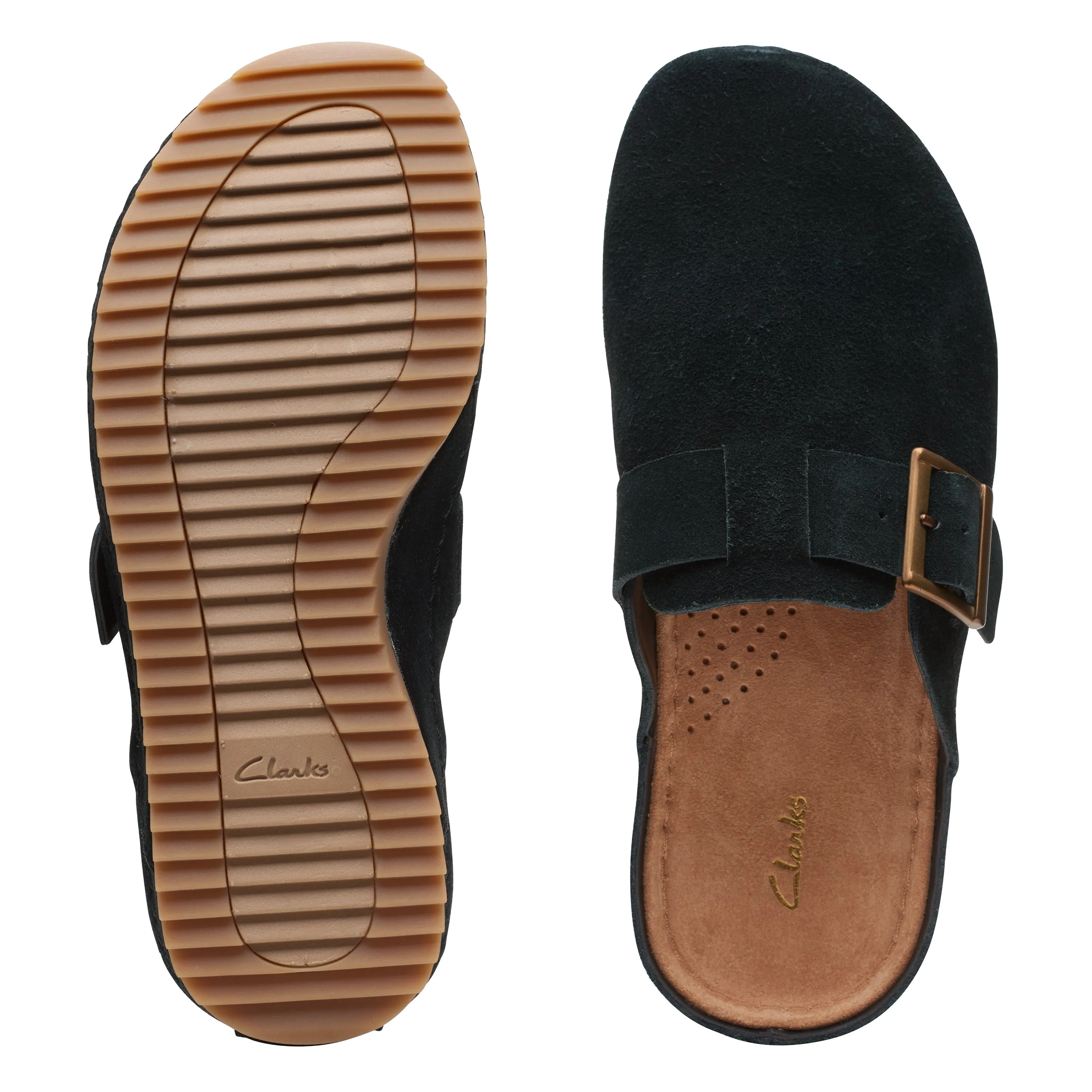 Clarks BrookleighMule Black Suede