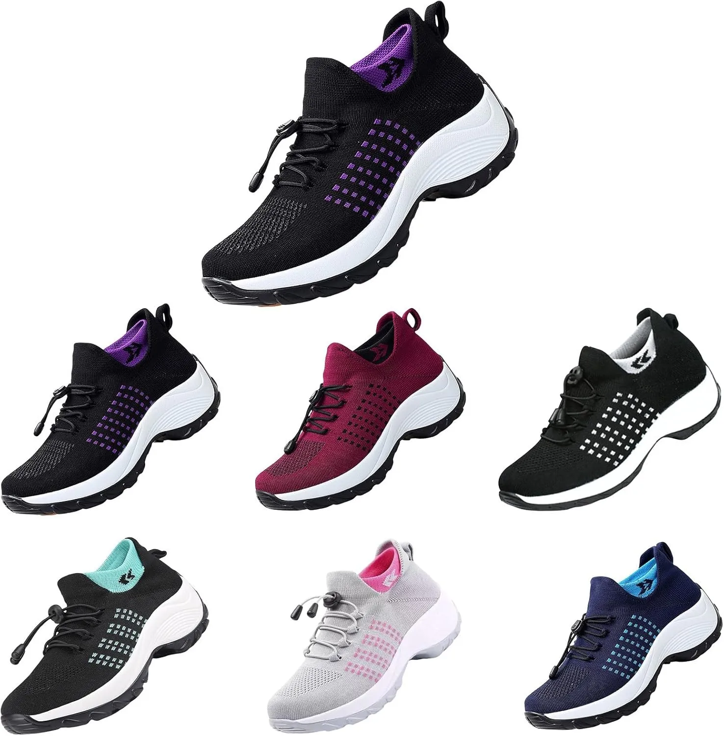 Comfort Wear Orthowear Shoes for Women Orthopedic Walking Sneakers Breathable Comfortable Wide Width Running Shoes