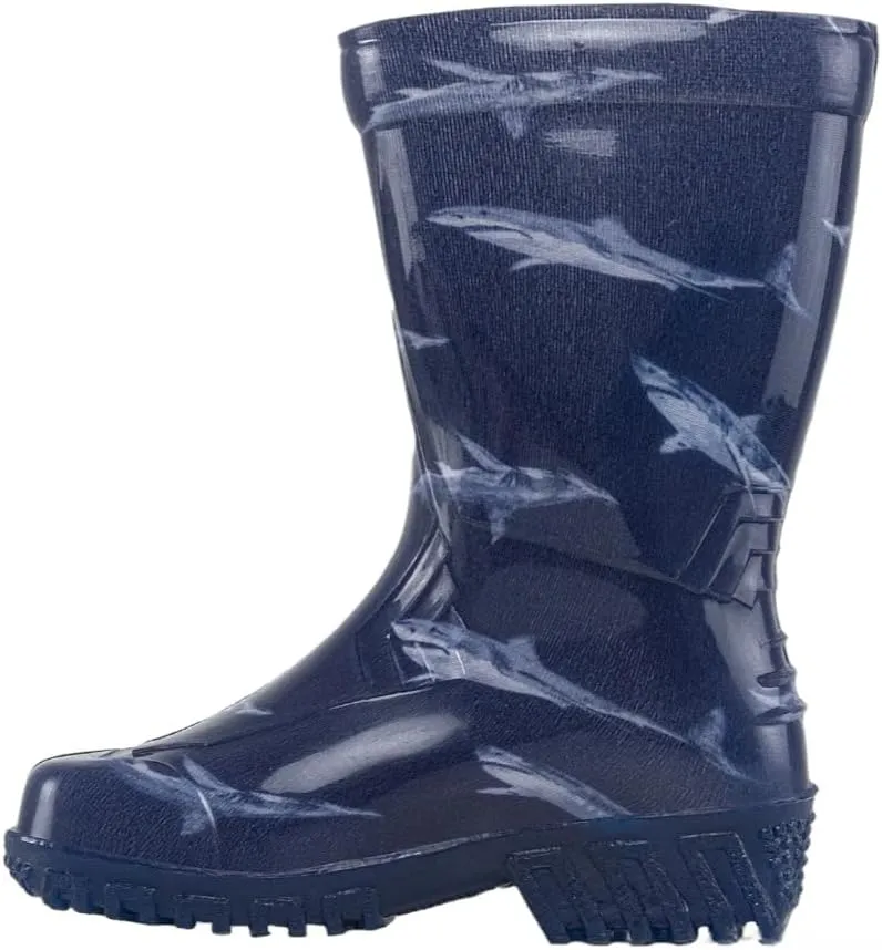 CROYDON Unisex Toddler Kids Light Up Rain Boots PVC | Waterproof | Lighweight | Girls | Boys