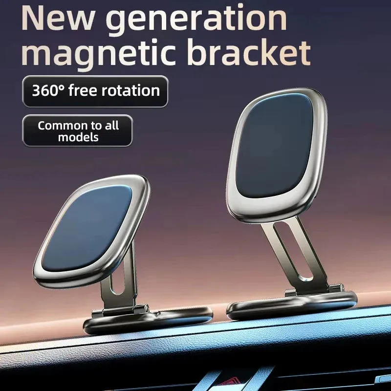 Dashboard Magnetic Phone Holder Strong Magnet Foldable Fits Iphone Samsung Xiaomi