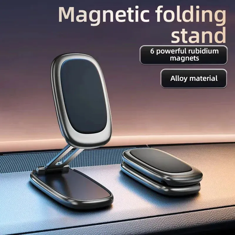 Dashboard Magnetic Phone Holder Strong Magnet Foldable Fits Iphone Samsung Xiaomi