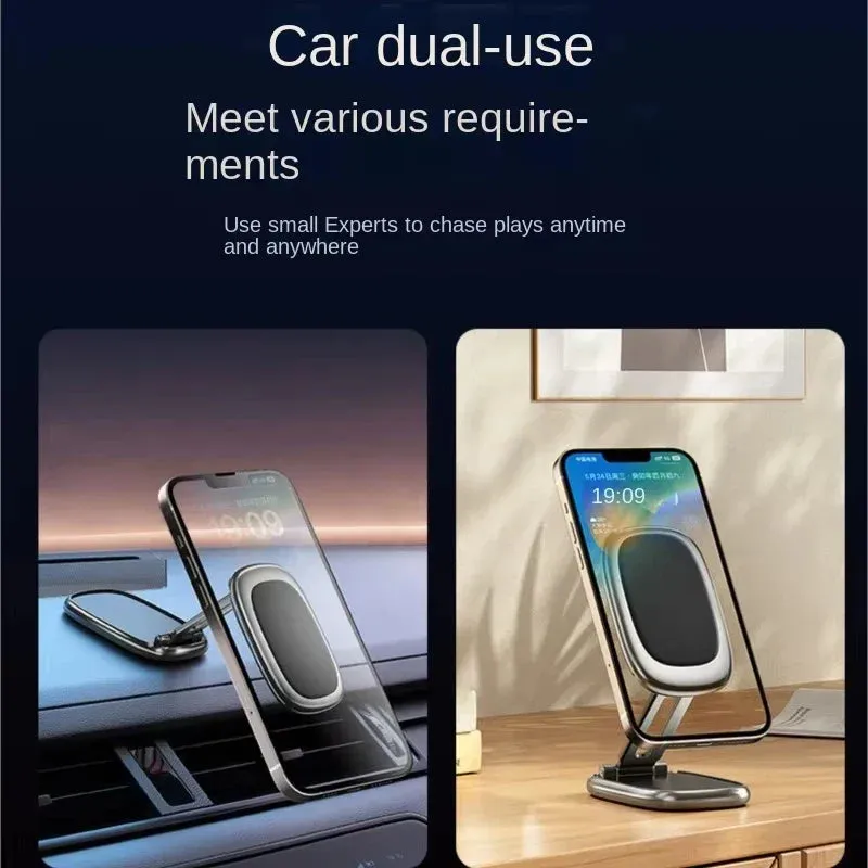 Dashboard Magnetic Phone Holder Strong Magnet Foldable Fits Iphone Samsung Xiaomi