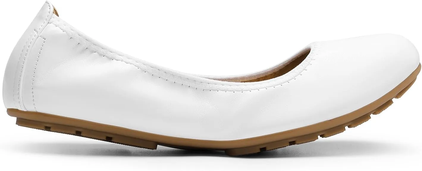 DREAM PAIRS Womens Ballet Flats Foldable Round Toe Dressy Comfortable Slip On Dress Shoes