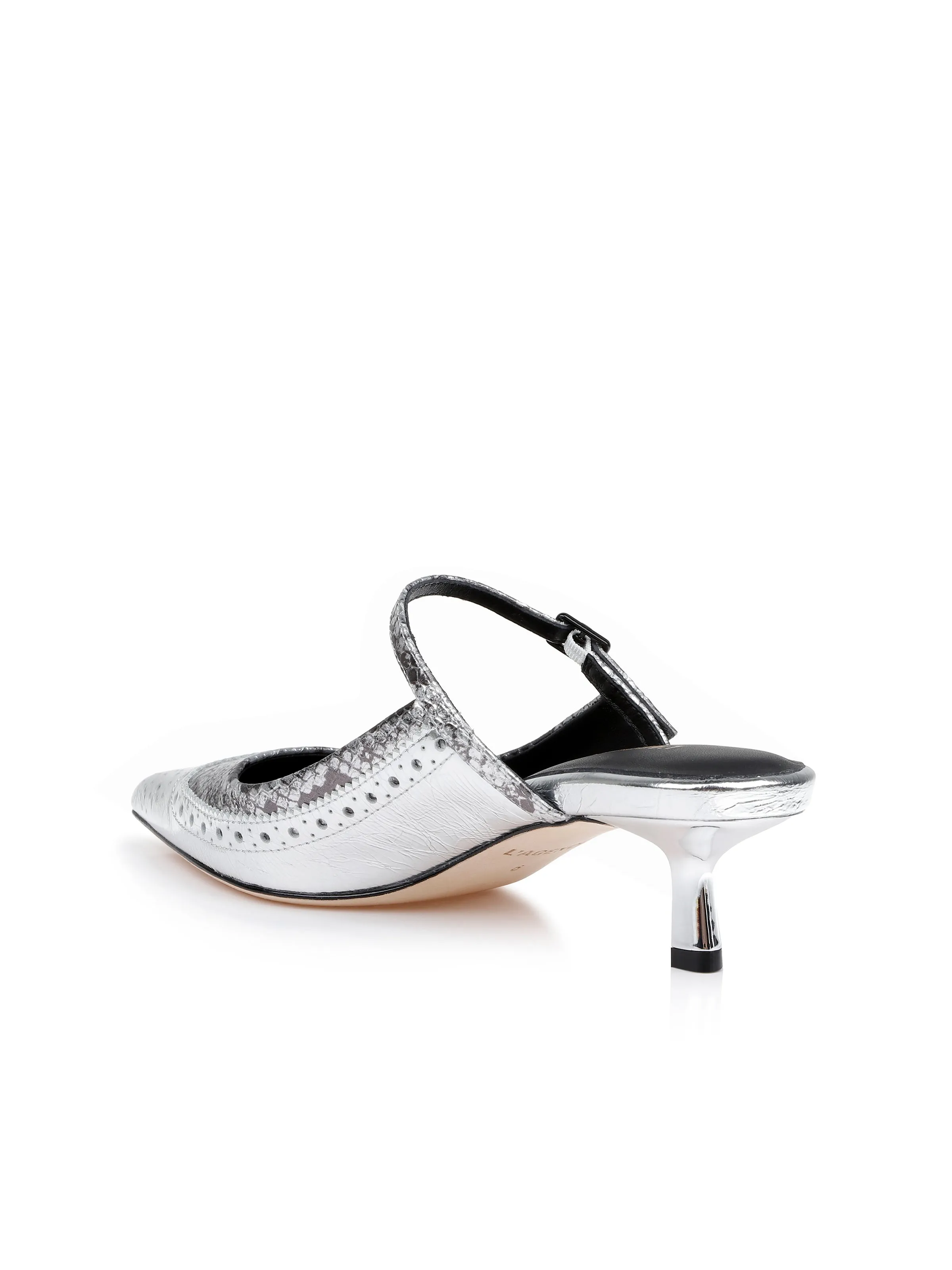 Elle Patent Leather Mule