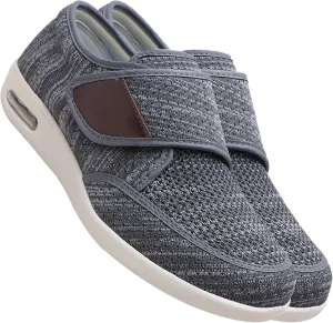 Extra Extra Wide Men's Slip-On Trainers - Lightweight Walking, Running, and Gym Sneakers for Comfort and Style