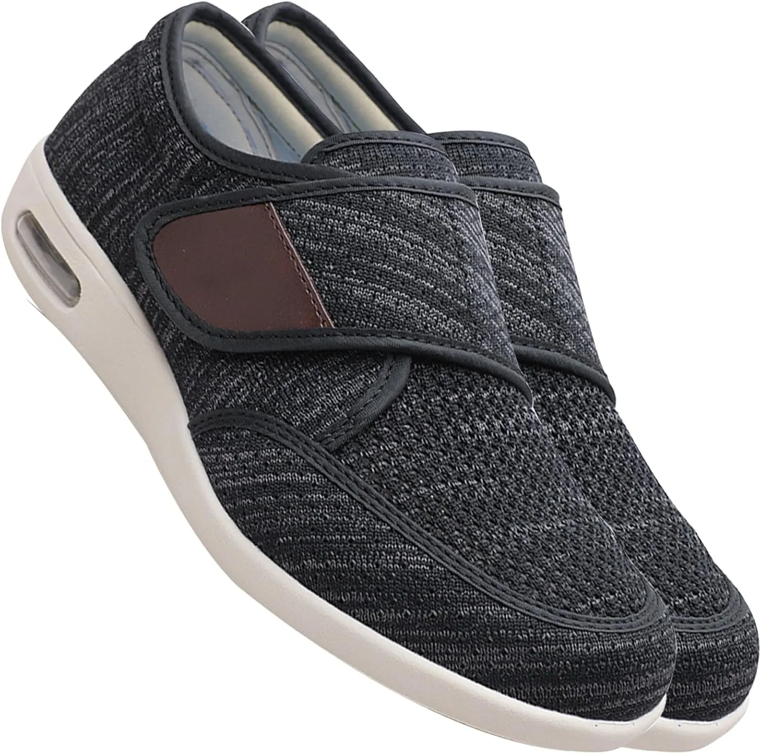 Extra Extra Wide Men's Slip-On Trainers - Lightweight Walking, Running, and Gym Sneakers for Comfort and Style