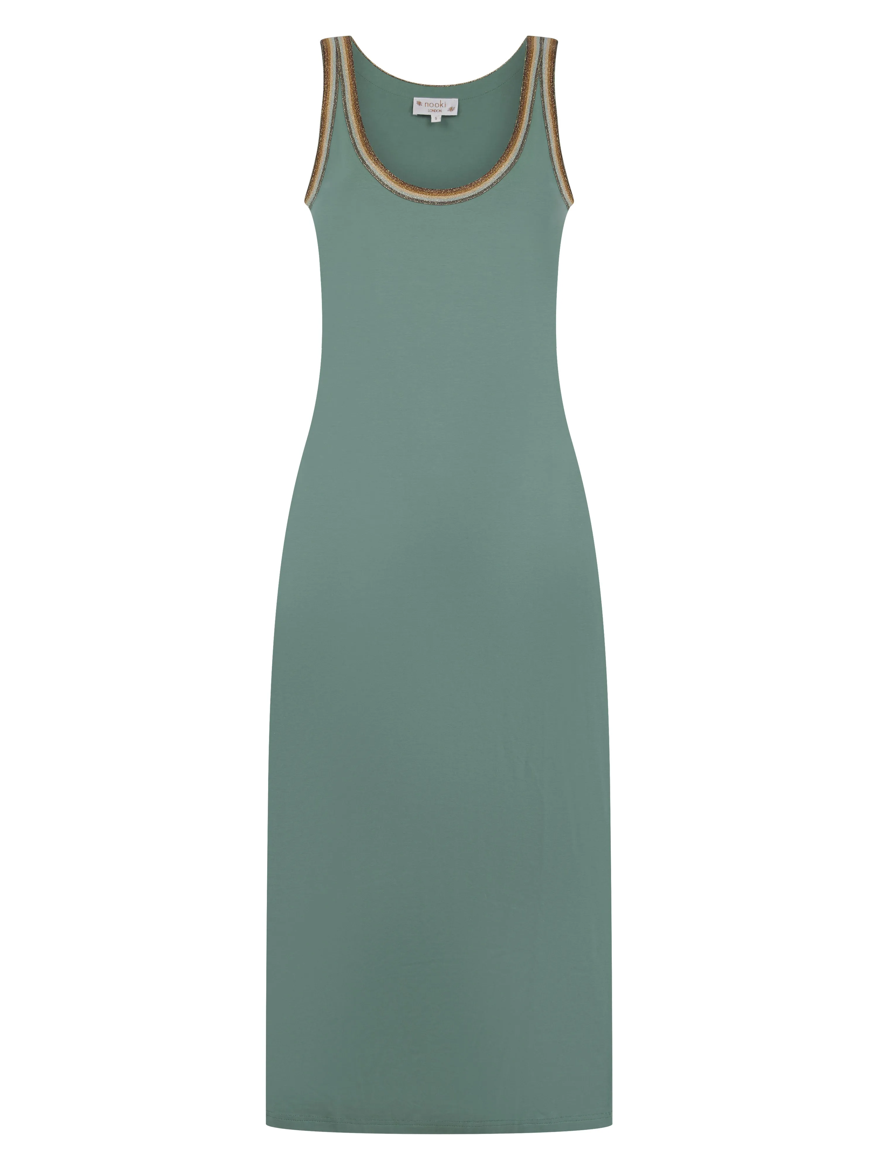 Finch Jersey Dress in Seafoam