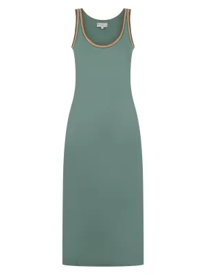 Finch Jersey Dress in Seafoam