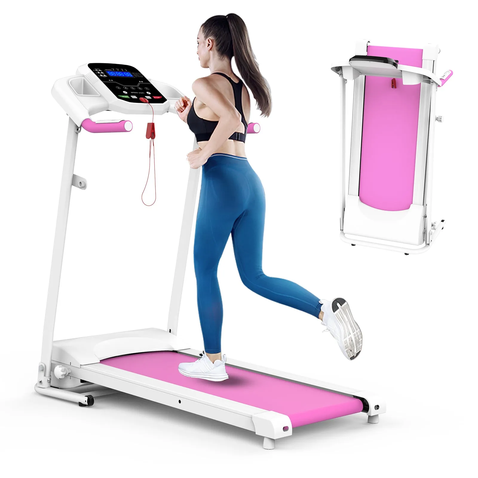 Folding Treadmill Adjustable Incline