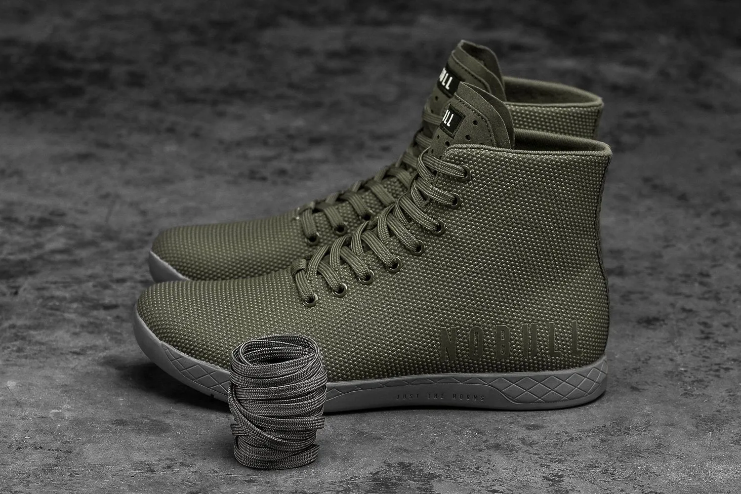 HIGH-TOP ARMY GREY TRAINER (WOMEN'S)
