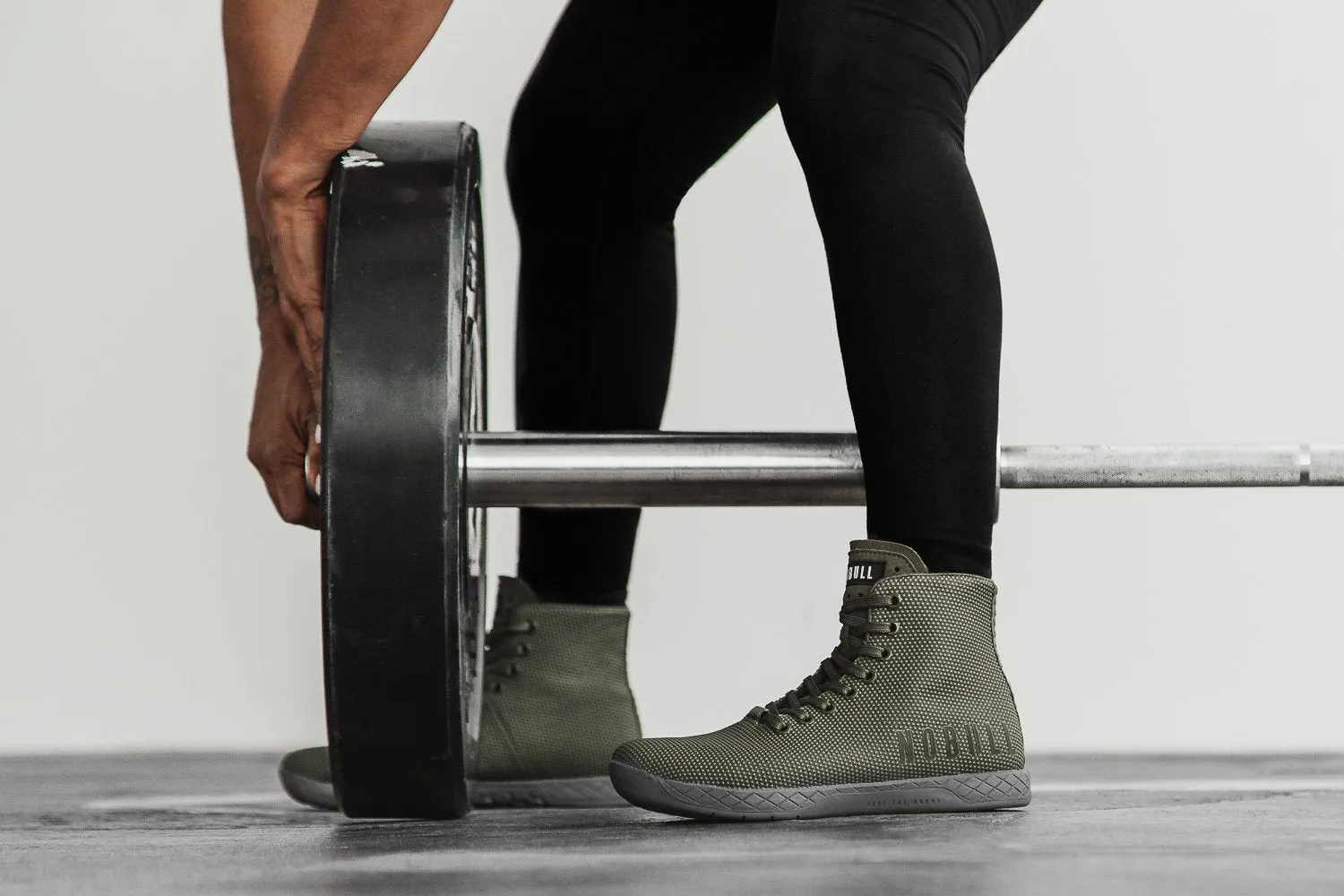 HIGH-TOP ARMY GREY TRAINER (WOMEN'S)