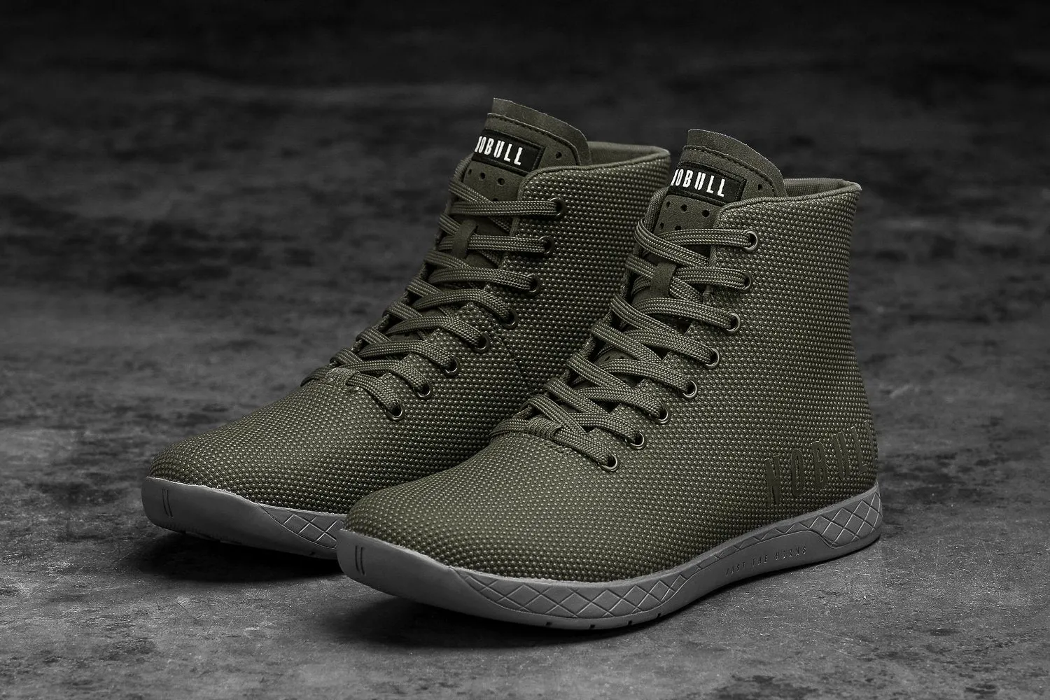 HIGH-TOP ARMY GREY TRAINER (WOMEN'S)