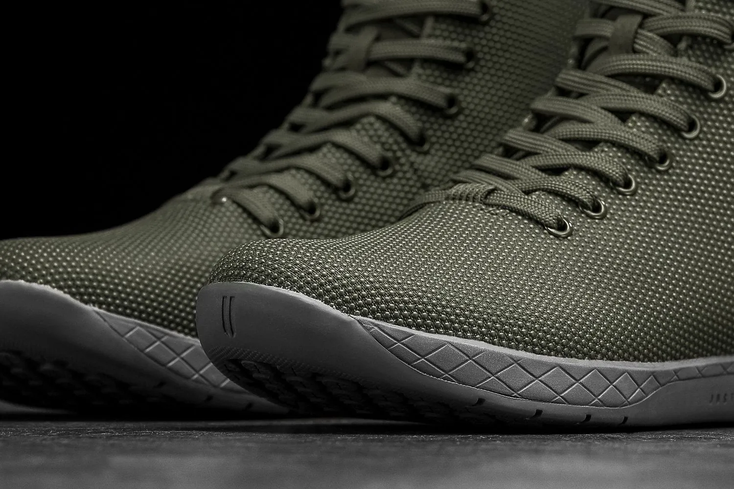 HIGH-TOP ARMY GREY TRAINER (WOMEN'S)