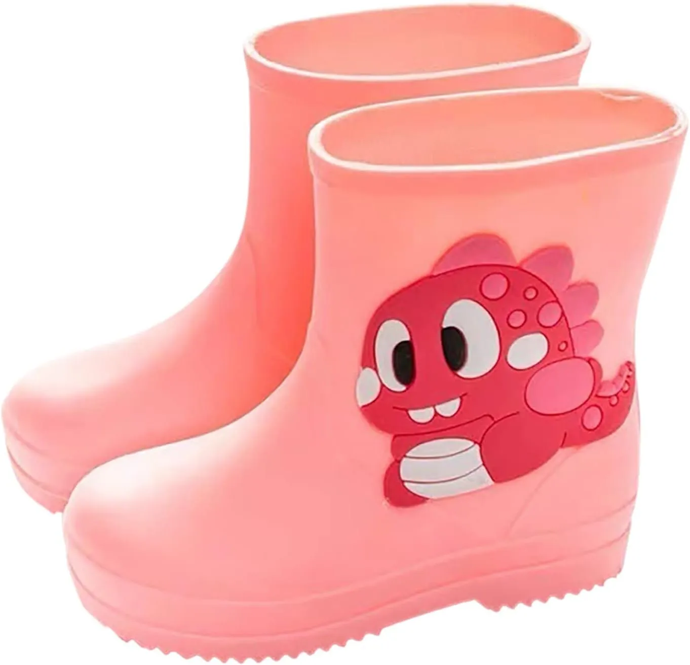 IWIHMIV Rain Boots for Boys Non-slip Waterproof Rain Boots Cartoon Rubber Rain Boots for Girls Lightweight Baby Rain Boots