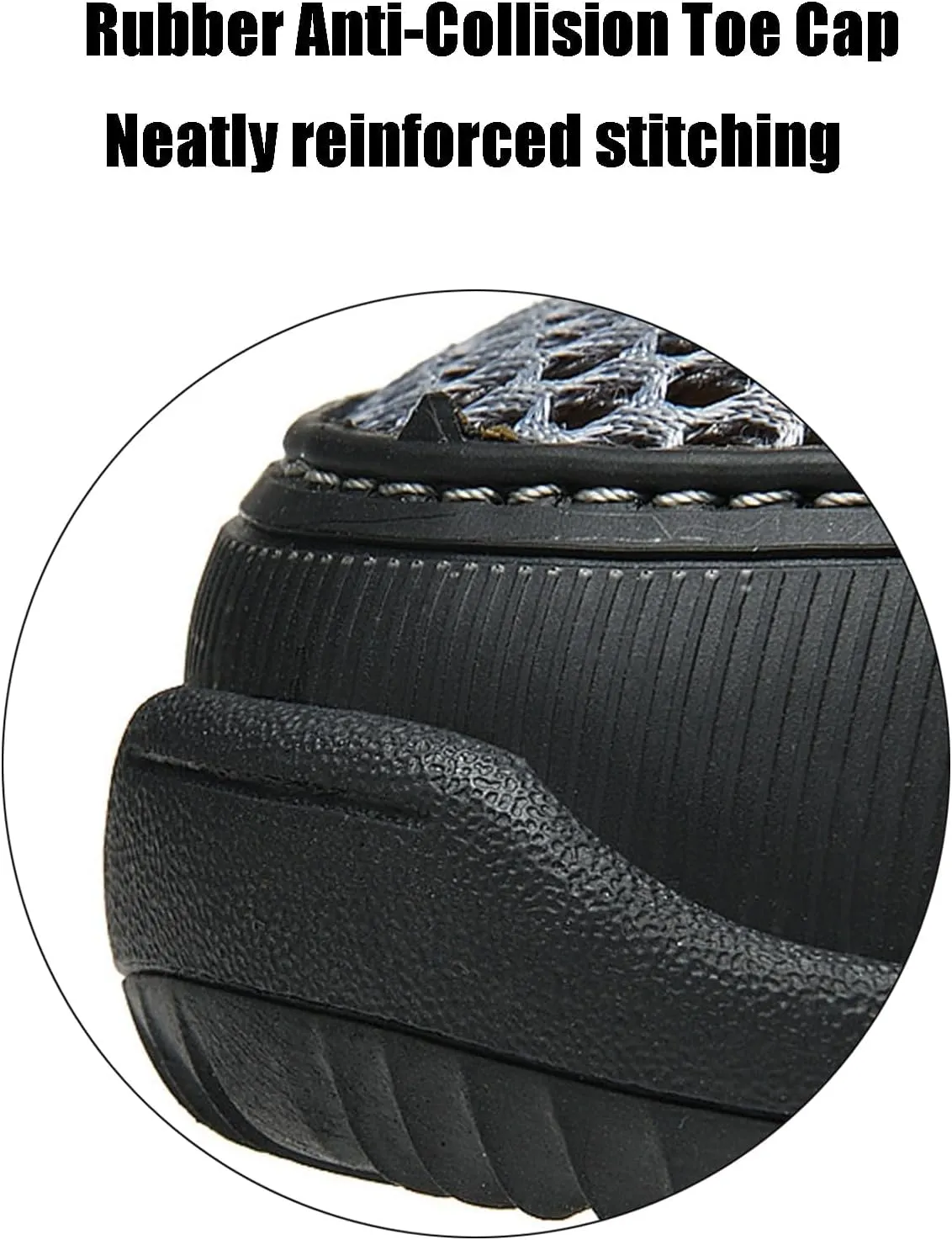 KCTRFSJ Men's Portable Tied Orthopedic Hiking Quick-drying Sneakers,Summer Mesh Breathable Lightweight Outdoor Trail Running Wading Shoes Non-Slip Walking Shoes
