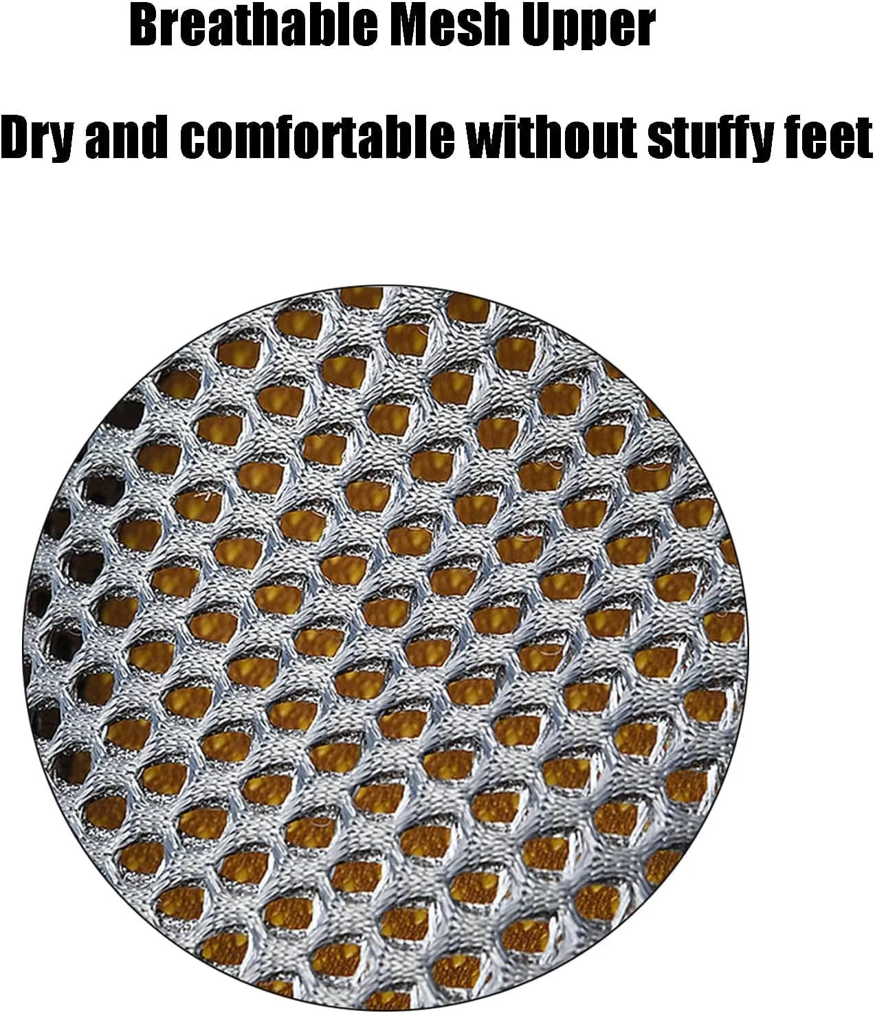 KCTRFSJ Men's Portable Tied Orthopedic Hiking Quick-drying Sneakers,Summer Mesh Breathable Lightweight Outdoor Trail Running Wading Shoes Non-Slip Walking Shoes