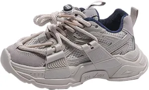 Kids Slip On Athletic Sneakers, Comfortable Running Shoes for Boys Girls Stylish Supportive Footwear for Active