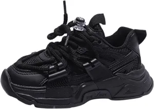 Kids Slip On Athletic Sneakers, Comfortable Running Shoes for Boys Girls Stylish Supportive Footwear for Active