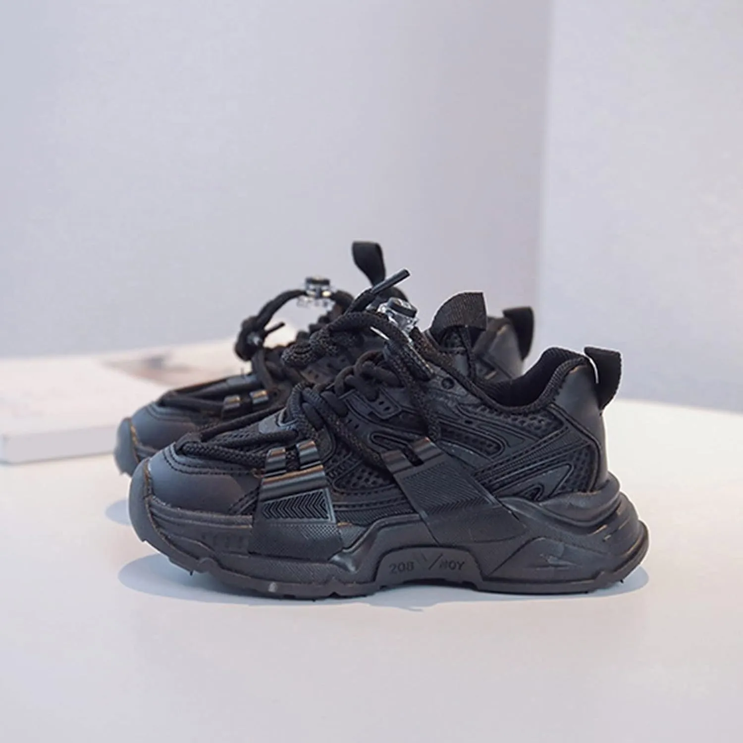 Kids Slip On Athletic Sneakers, Comfortable Running Shoes for Boys Girls Stylish Supportive Footwear for Active