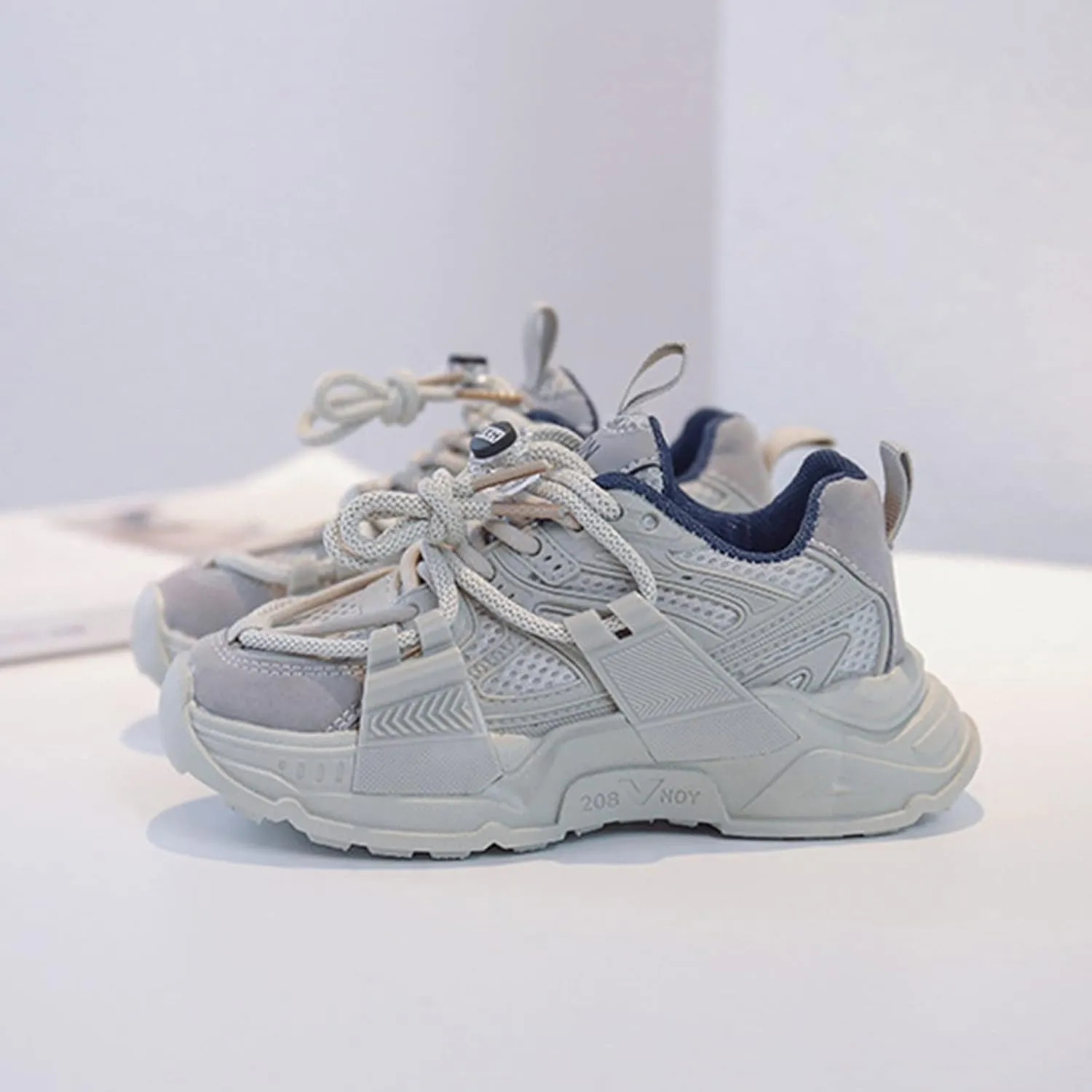 Kids Slip On Athletic Sneakers, Comfortable Running Shoes for Boys Girls Stylish Supportive Footwear for Active