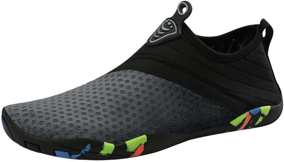 KUNWFNIX Water Shoes for Men Women Quick Dry Water Sports Barefoot Shoes Aqua Socks for Swim Beach Pool Surf Yoga for Women Men