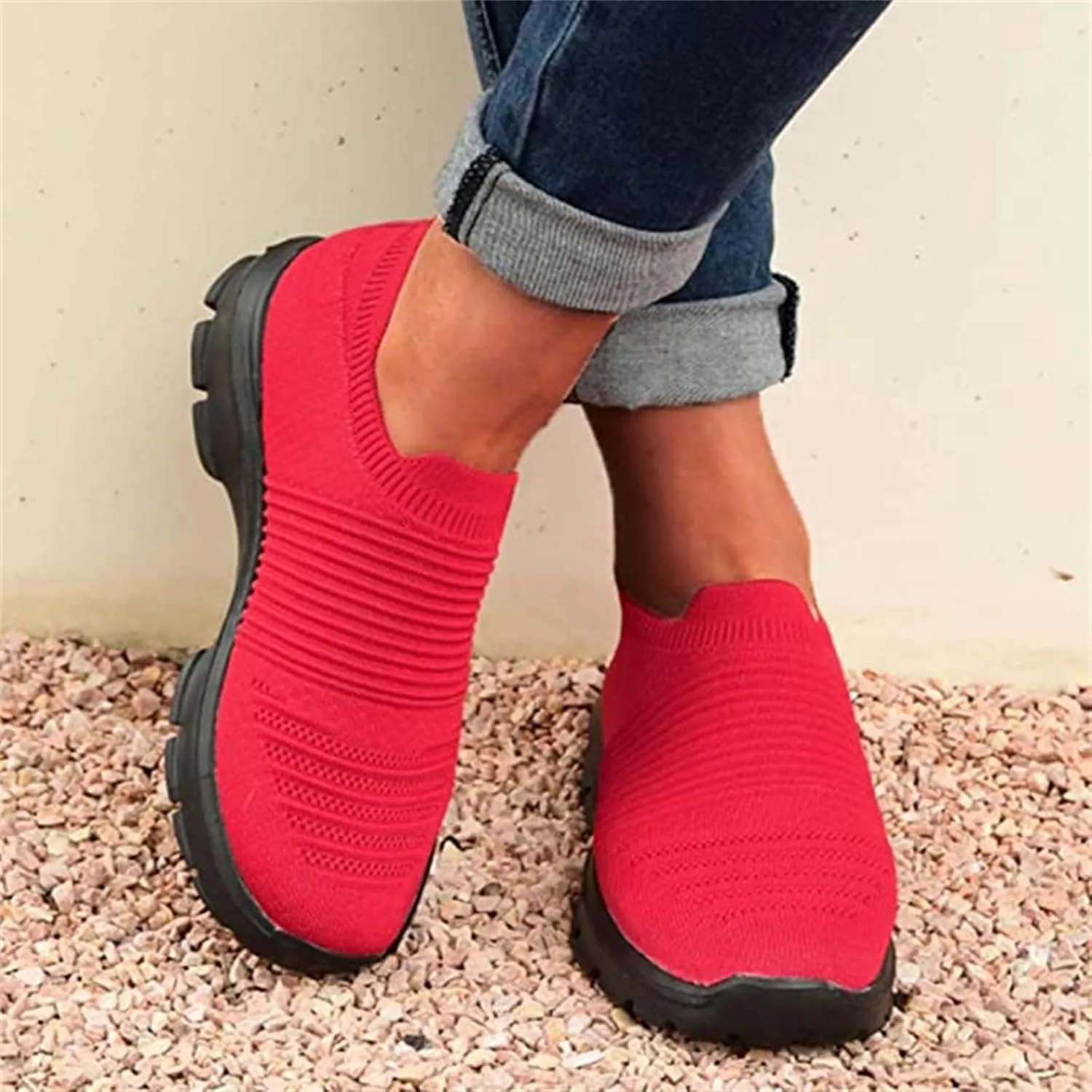Lausiuoe Sneakers For Women Walking Shoes Comfortable Fashion Sneakers Breathable Casual Comfortable Lightweight Shoes