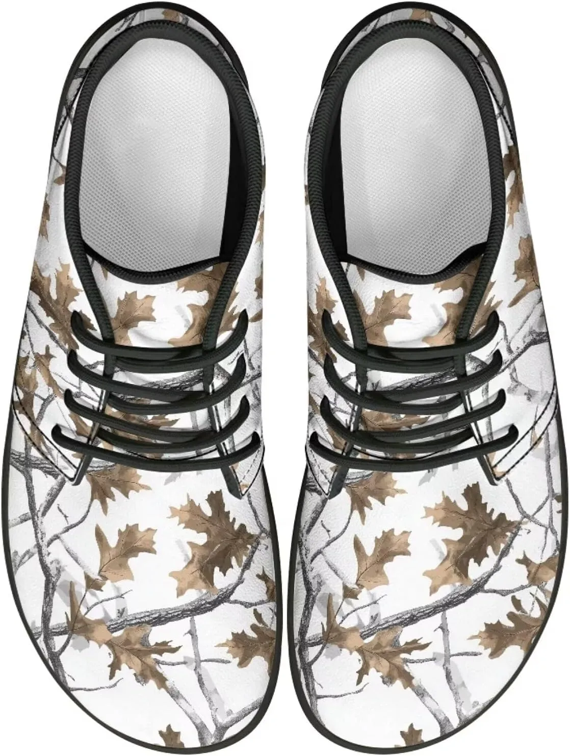 Mens Barefoot Shoes Stylish Zero Drop Sole Anti-Skid Running Sneakers for Walking Hiking