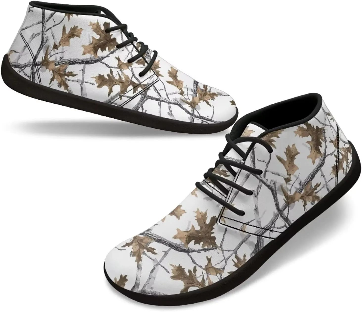 Mens Barefoot Shoes Stylish Zero Drop Sole Anti-Skid Running Sneakers for Walking Hiking