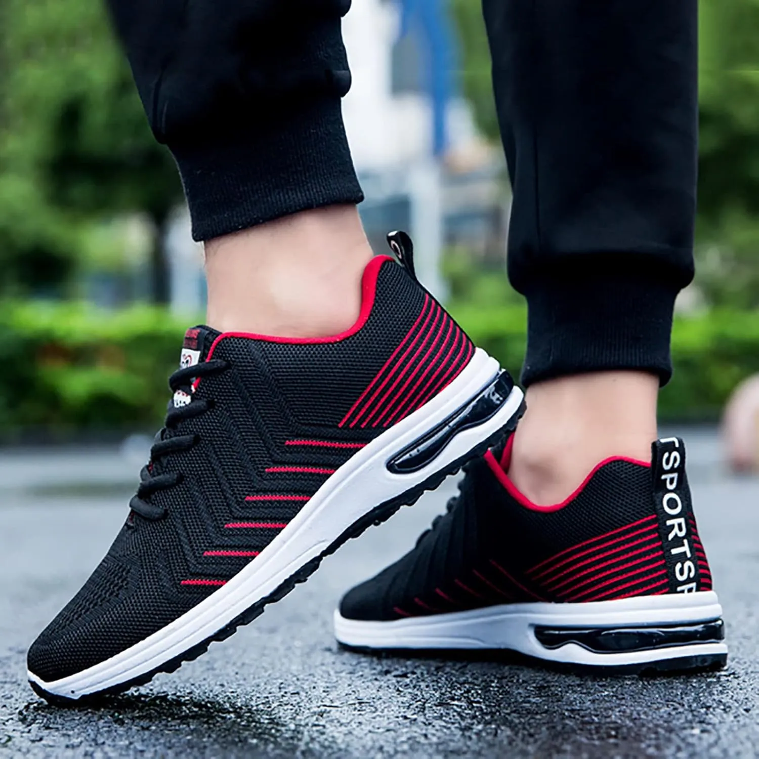 Men's Orthopedic Comfortable Slip-On Shoes Breathable Casual Comfortable Walking Sneaker Non Slip Walking Shoes