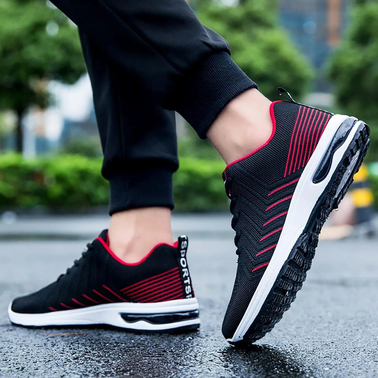 Men's Orthopedic Comfortable Slip-On Shoes Breathable Casual Comfortable Walking Sneaker Non Slip Walking Shoes