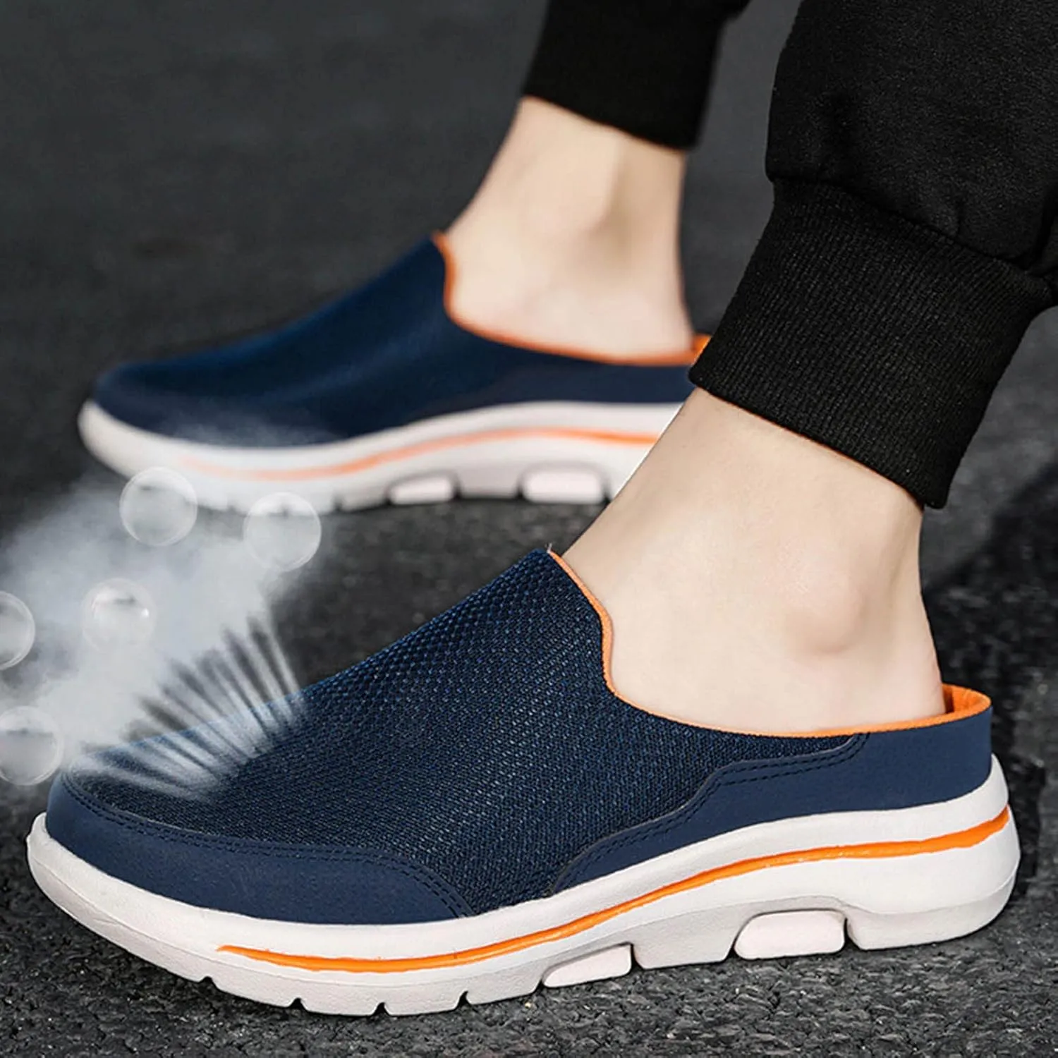 Men's Orthopedic Comfortable Slip-On Shoes Casual Sneaker Mesh Breathable Walking Shoe Convenient Slip On Shoes