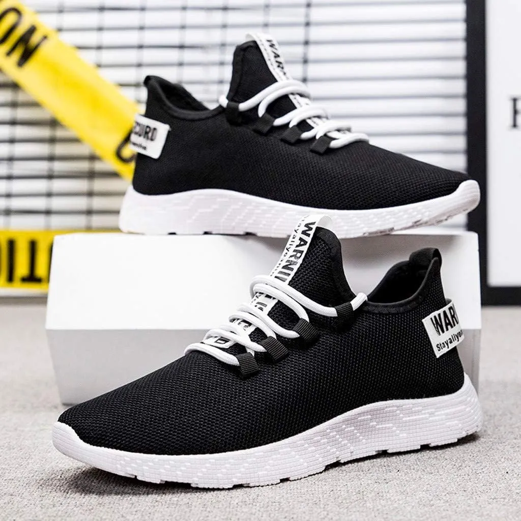 Men's Running Tennis Shoes Lightweight Walking Sneakers Breathable Gym Workout Shoes for Athletic Work Gym Jogging