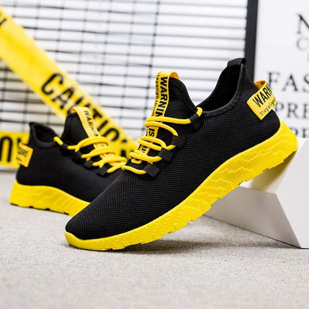 Men's Running Tennis Shoes Lightweight Walking Sneakers Breathable Gym Workout Shoes for Athletic Work Gym Jogging