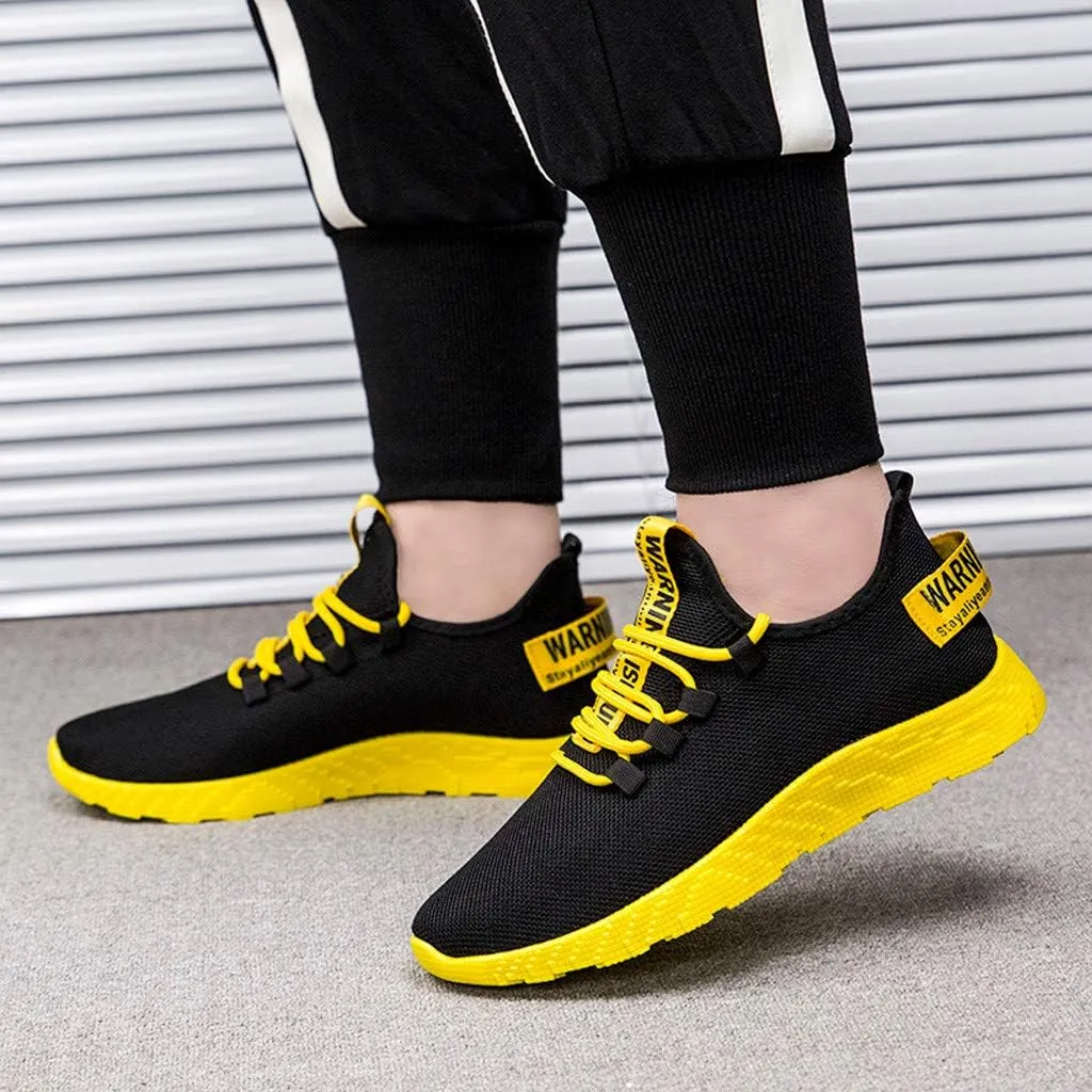 Men's Running Tennis Shoes Lightweight Walking Sneakers Breathable Gym Workout Shoes for Athletic Work Gym Jogging