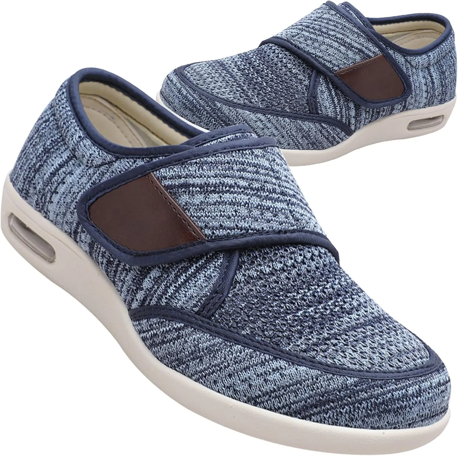 Men's Slip-On Memory Foam Trainers - Lightweight Breathable Casual Walking & Running Shoes
