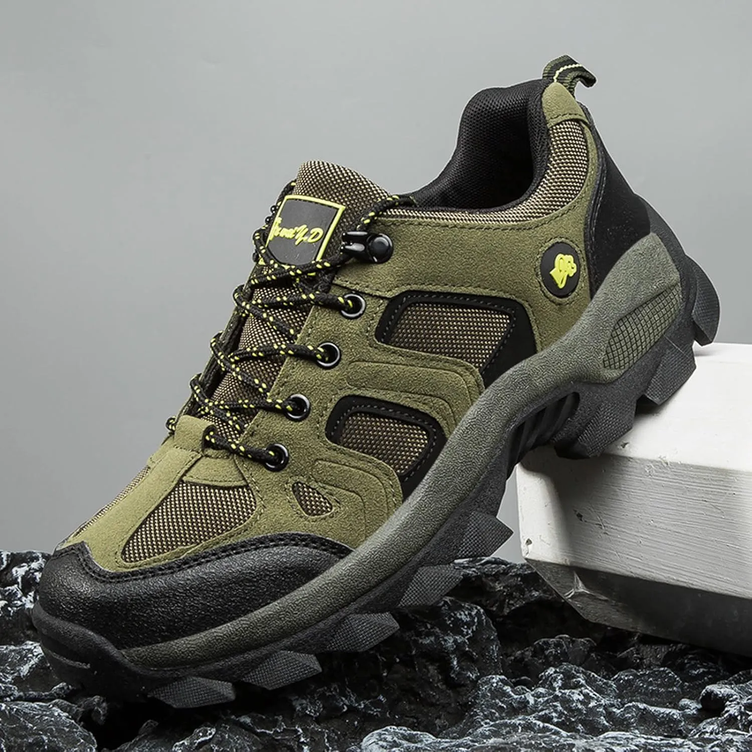 Men's Stylish Orthopedic Sneakers Comfortable Lightweight Casual Walking Shoe Breathable Lace Up Shoes for Men