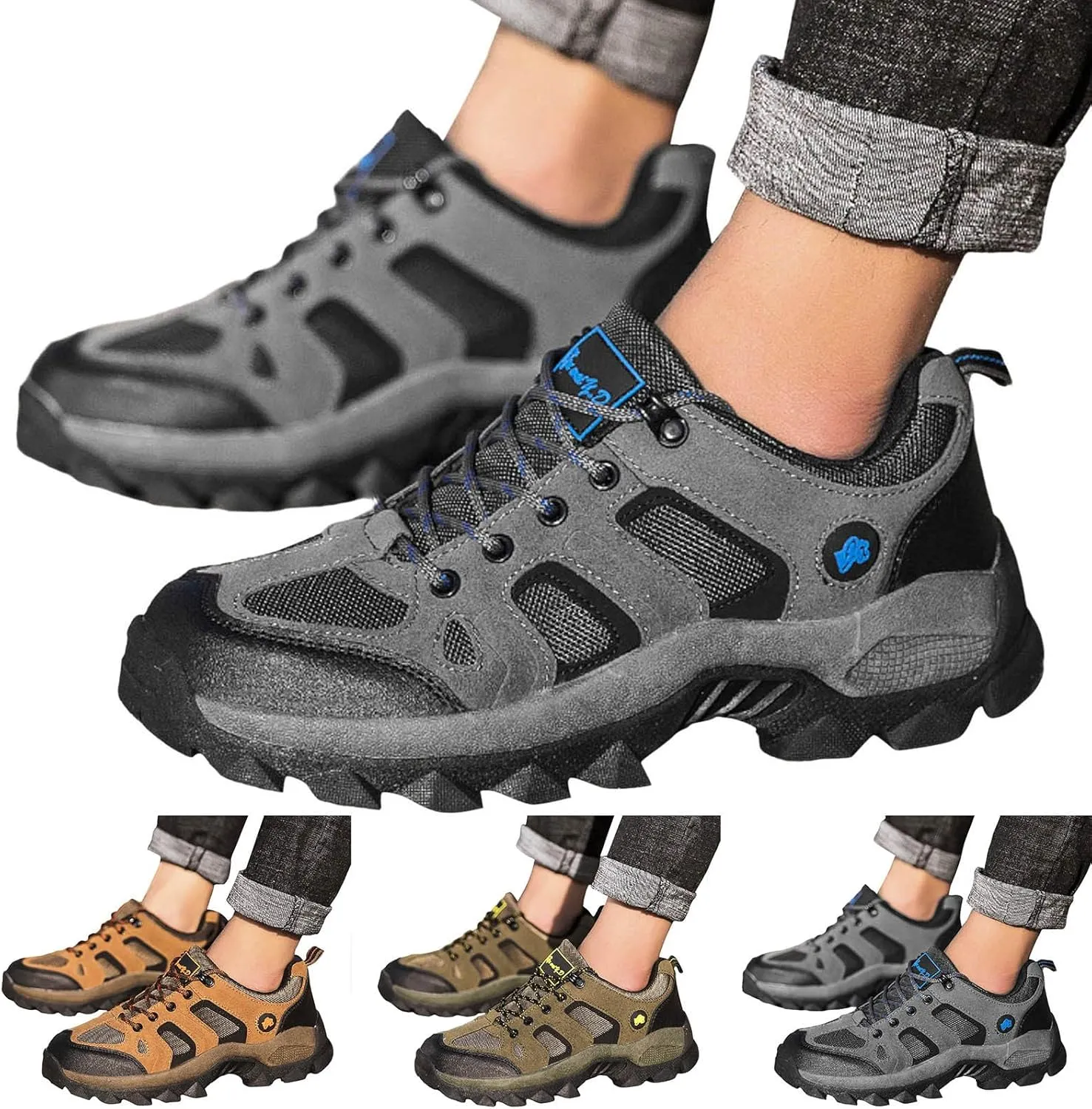 Men's Stylish Orthopedic Sneakers Comfortable Lightweight Casual Walking Shoe Breathable Lace Up Shoes for Men