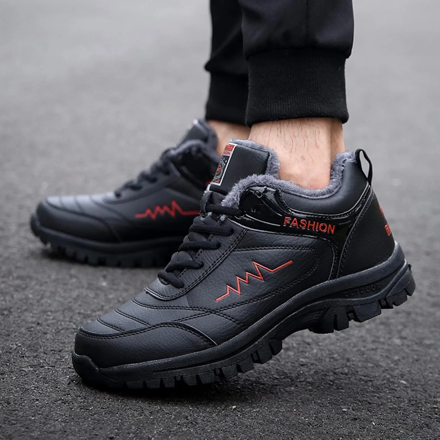 Men's Work Boots Non Steel Toe Hiking Sneakers Ankle Ladies Womens Safety Shoes Waterproof Platform Shoes Composite Toe Botas Hike Grounded Footwear