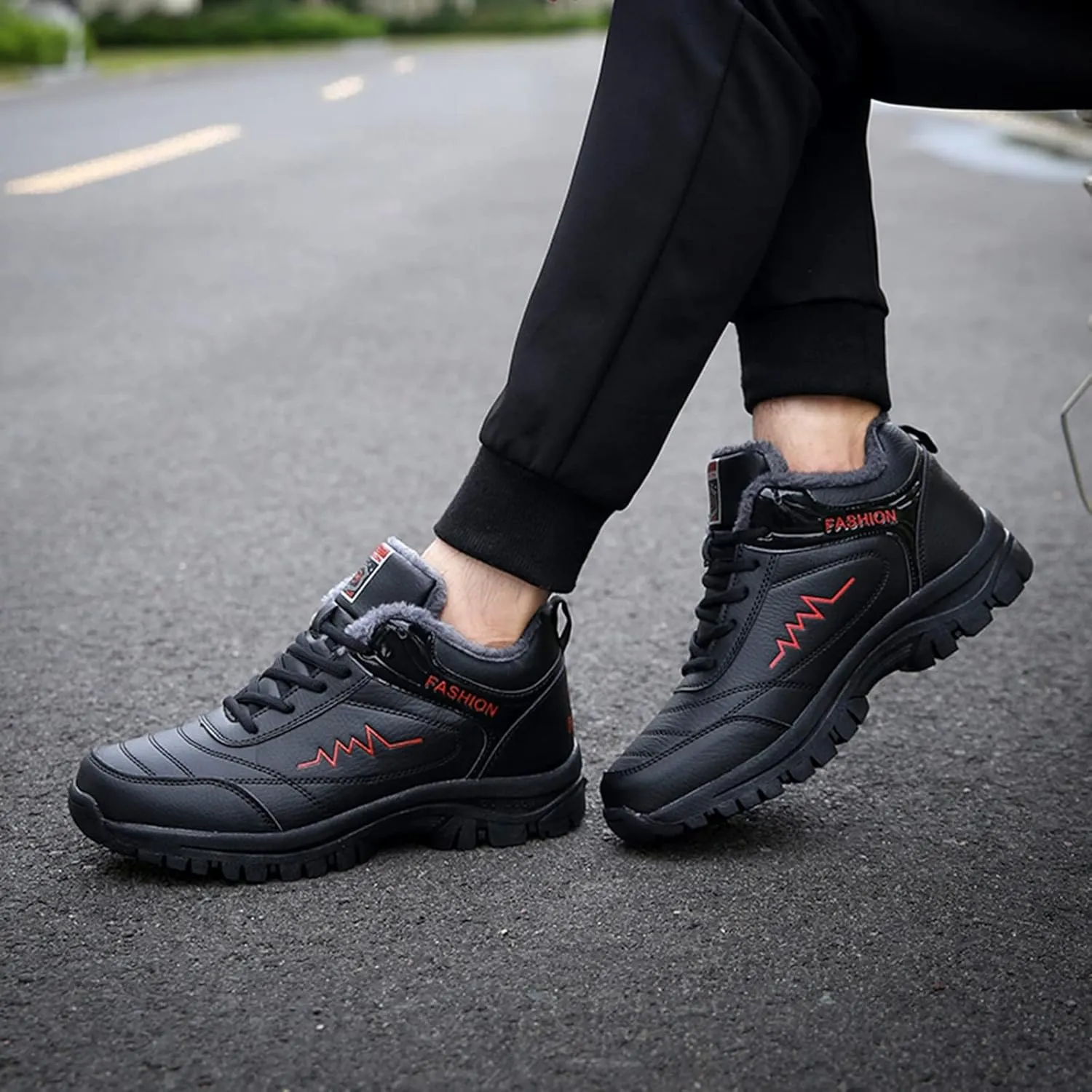 Men's Work Boots Non Steel Toe Hiking Sneakers Ankle Ladies Womens Safety Shoes Waterproof Platform Shoes Composite Toe Botas Hike Grounded Footwear